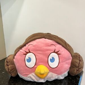 Angry Birds Star Wars Princess Leia 11 Pink Bird Plush Stuffed Toy
